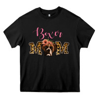 Black Boxer Mom Heavy Core Tee - Jasminsmagicworld