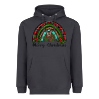 Smoke reindeer rainbow christmas Heavyweight Hoodie - RanaPortraitStore