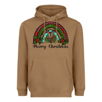 Toasted Coconut reindeer rainbow christmas Heavyweight Hoodie - RanaPortraitStore