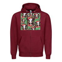 Burgundy baby cow floral aztec tumbler Zipper Hoodie - Jasminsmagicworld