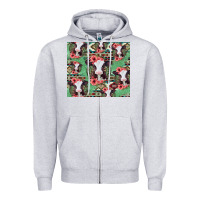 Heather Grey baby cow floral aztec tumbler Zipper Hoodie - Jasminsmagicworld