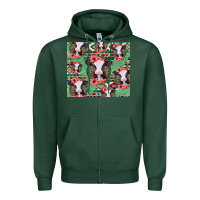 Sports Green baby cow floral aztec tumbler Zipper Hoodie - Jasminsmagicworld
