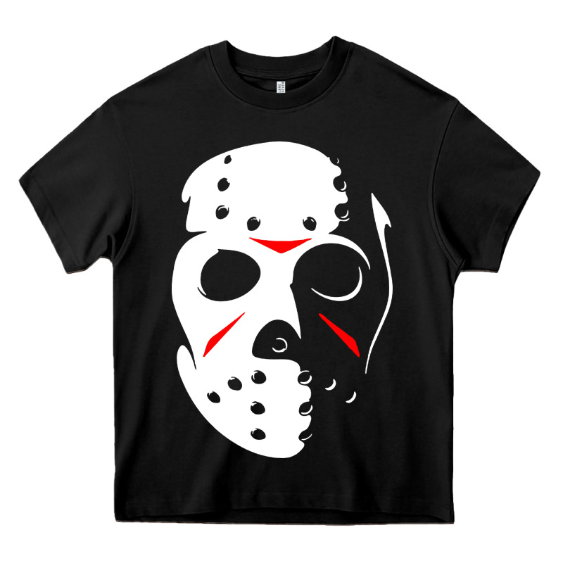 Jason Hockey Mask Halloween Heavy Core Tee by baoMotion | Teevron