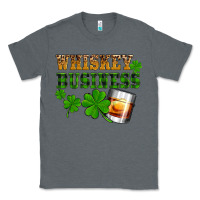 Charcoal Heather St. Patrick's Day whiskey business Classic Tee - OliviaCreatesArt