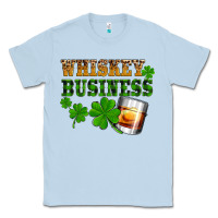 Dusty Blue St. Patrick's Day whiskey business Classic Tee - OliviaCreatesArt