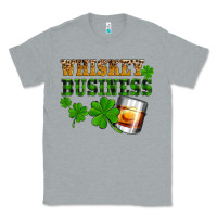 Heather Grey St. Patrick's Day whiskey business Classic Tee - OliviaCreatesArt