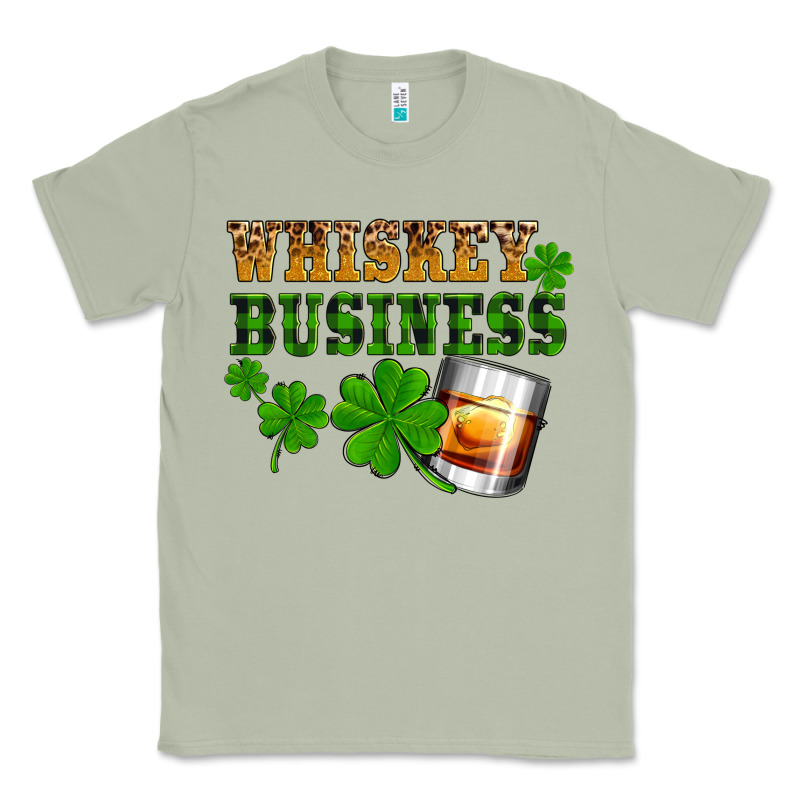 St. Patrick's Day Whiskey Business Classic Tee by OliviaCreatesArt | Teevron