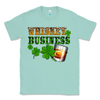Seafoam St. Patrick's Day whiskey business Classic Tee - OliviaCreatesArt