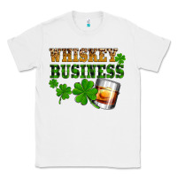 White St. Patrick's Day whiskey business Classic Tee - OliviaCreatesArt