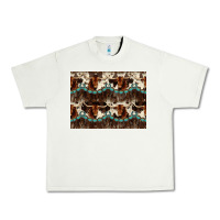 Pistachio Longhorn Cow Pattern Urban Heavy Tee - CowhideDigitalArt
