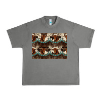 Tornado Longhorn Cow Pattern Urban Heavy Tee - CowhideDigitalArt