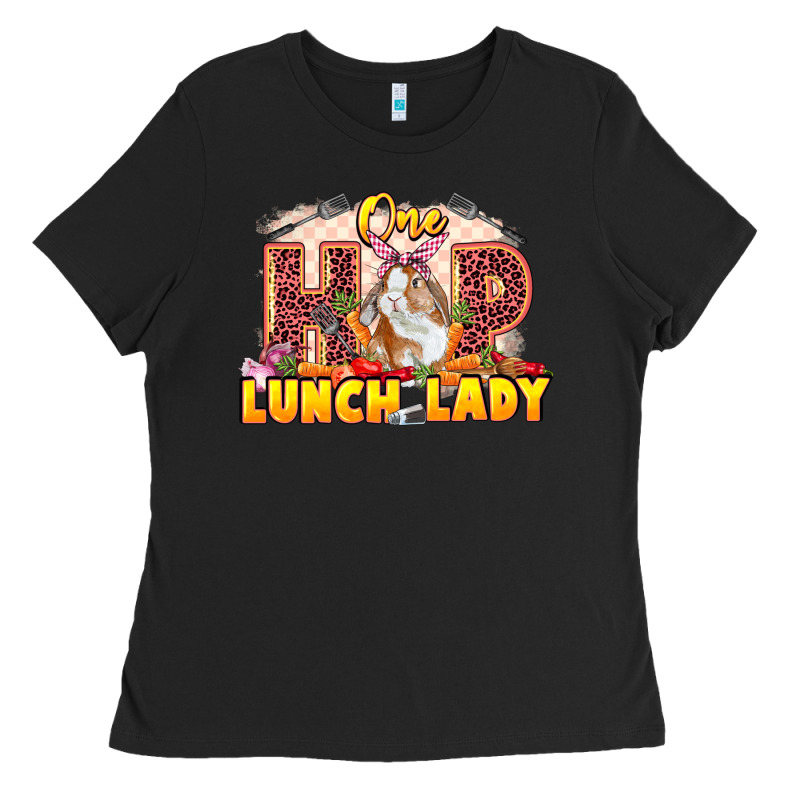 One Hip Lunch Lady Easter Day Ladies Tee by LillyAllenDesigns | Teevron