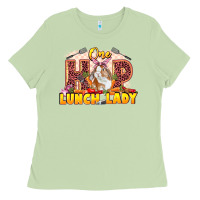 Matcha One hip lunch lady Easter Day Ladies Tee - LillyAllenDesigns