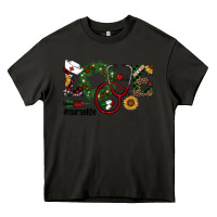 Asphalt christmas love nurselife Heavy Core Tee - RanaPortraitStore