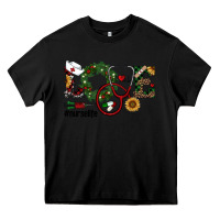 Black christmas love nurselife Heavy Core Tee - RanaPortraitStore