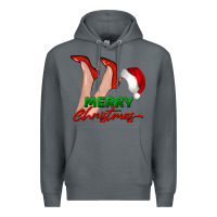 Rock merry Christmas heels Premium Hoodie - BarkalooDesign