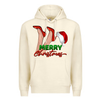 Sandshell merry Christmas heels Premium Hoodie - BarkalooDesign