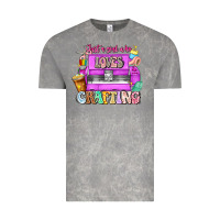 Cloud Rock Just A Girl Who Loves Crafting Vintage Tee - CowhideDigitalArt