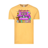 Vintage Mustard Just A Girl Who Loves Crafting Vintage Tee - CowhideDigitalArt