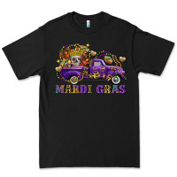 Black mardi gras skull truck Premium Tee - FaDigitalArtStudio