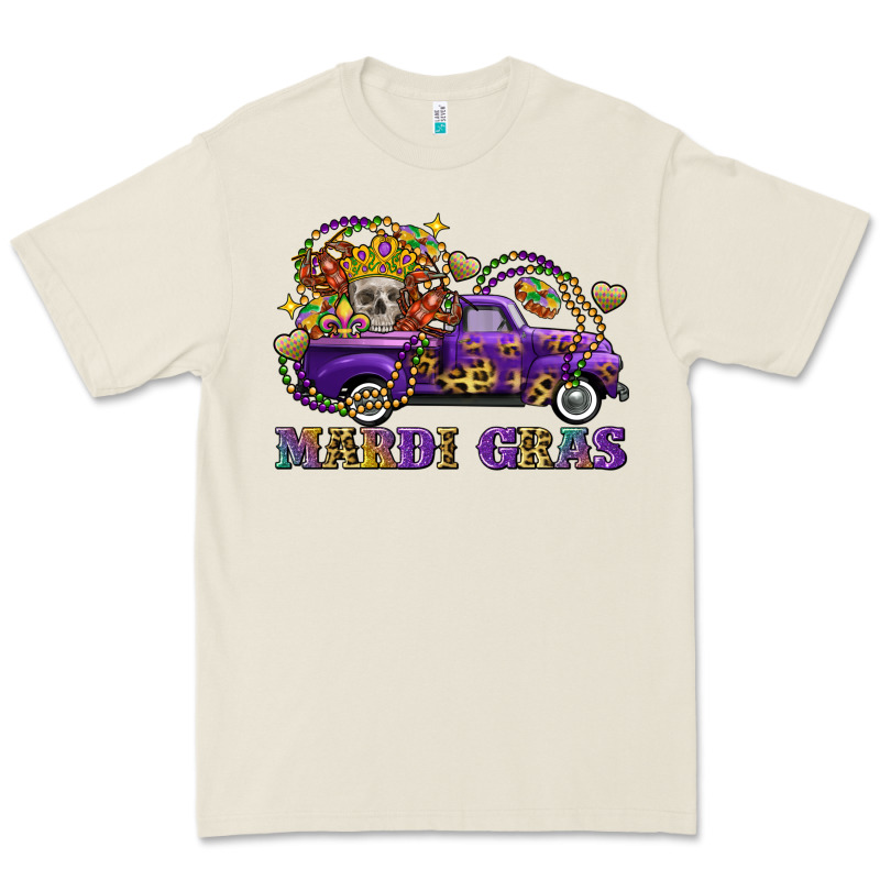 Mardi Gras Skull Truck Premium Tee by FaDigitalArtStudio | Teevron