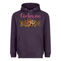Plum Cockapoo Mom Heavyweight Hoodie - Jasminsmagicworld