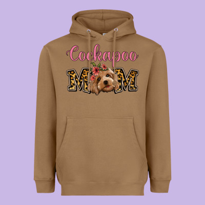Cockapoo Mom Heavyweight Hoodie Designed By Jasminsmagicworld