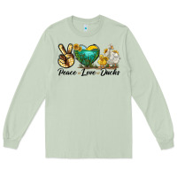 Matcha Peace Love Ducks Long Sleeve Tee - LillyAllenDesigns