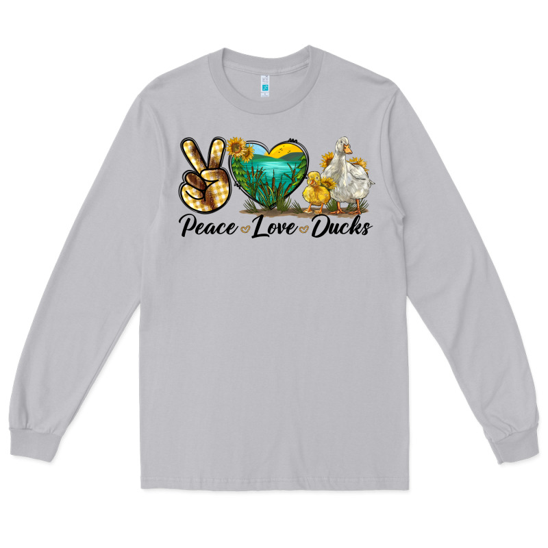 Peace Love Ducks Long Sleeve Tee by LillyAllenDesigns | Teevron