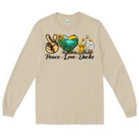 Mushroom Peace Love Ducks Long Sleeve Tee - LillyAllenDesigns