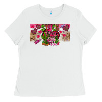 White Stuck On You Ladies Tee - CowhideDigitalArt