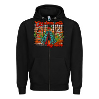 Black christmas with my tribe Zipper Hoodie - Jasminsmagicworld