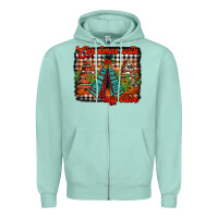 Christmas With My Tribe Zipper Hoodie | Teevron