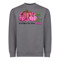 Storm in october we wear pink pumpkin and sunflowers Heavyweight Sweatshirt - RanaPortraitStore
