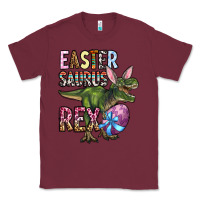 Burgundy Easter Saurus Rex Classic Tee - OliviaCreatesArt