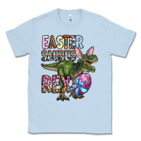 Dusty Blue Easter Saurus Rex Classic Tee - OliviaCreatesArt