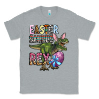 Heather Grey Easter Saurus Rex Classic Tee - OliviaCreatesArt