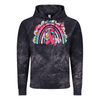 Cloud Black Breast Cancer Rainbow Vintage Hoodie - Artiststas
