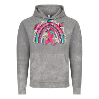 Cloud Rock Breast Cancer Rainbow Vintage Hoodie - Artiststas