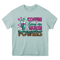 Arona Coffee Gives Me Nurse Powers Heavy Core Tee - FaDigitalArtStudio