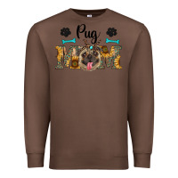 Chestnut western pug mom Premium Sweatshirt - RanaPortraitStore