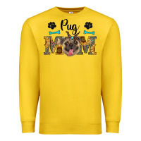 Lemon western pug mom Premium Sweatshirt - RanaPortraitStore