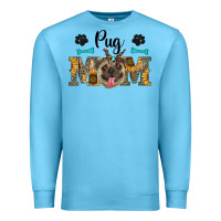 Ocean Blue western pug mom Premium Sweatshirt - RanaPortraitStore