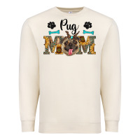 Sandshell western pug mom Premium Sweatshirt - RanaPortraitStore