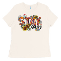 Bone Stay Groovy Ladies Tee - CowhideDigitalArt