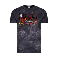 Cloud Black Santa's Favorite Firefighter Vintage Tee - LillyAllenDesigns
