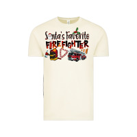 Vintage Arctic Santa's Favorite Firefighter Vintage Tee - LillyAllenDesigns
