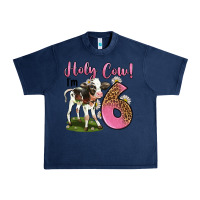 Navy holy cow i'm 6 years old Urban Heavy Tee - LillyAllenDesigns