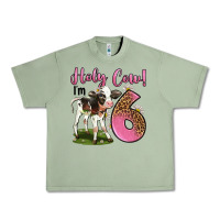 Oil Green holy cow i'm 6 years old Urban Heavy Tee - LillyAllenDesigns
