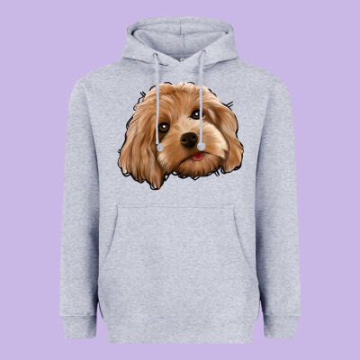 Cockapoo Heavyweight Hoodie Designed By Jasminsmagicworld